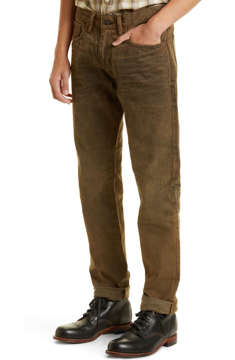 Double RL Slim Fit Jeans, Alternate, color, 