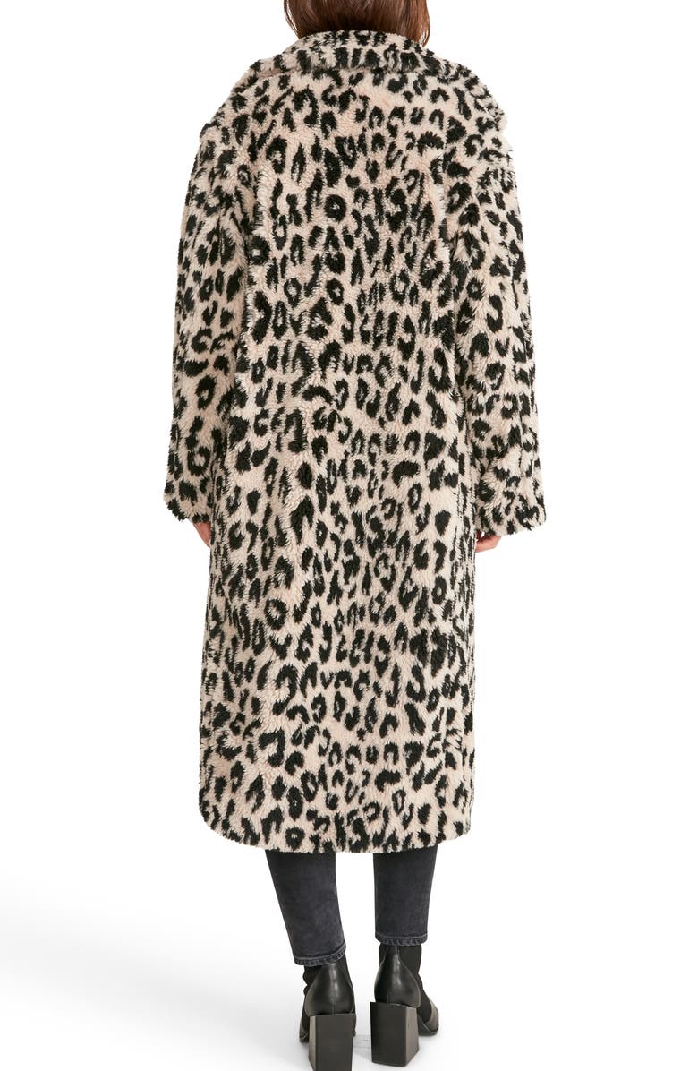BB Dakota by Steve Madden Purr Patrol Faux Fur Coat, Alternate, color,
