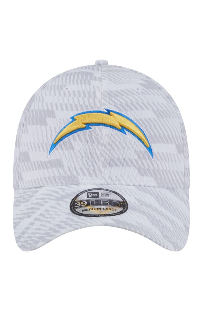 New Era Men's New Era  White Los Angeles Chargers Gameday Graded 39THIRTY Flex Hat, Alternate, color, 