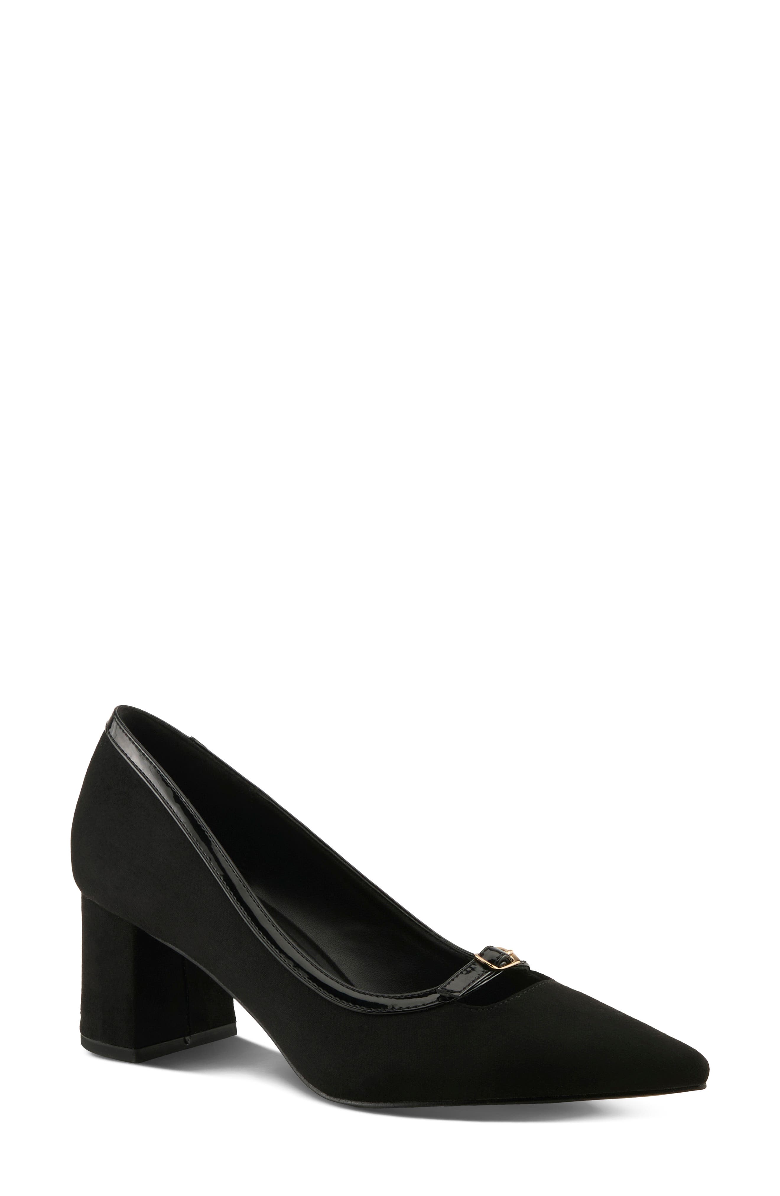 BLACK FAUX SUEDE
