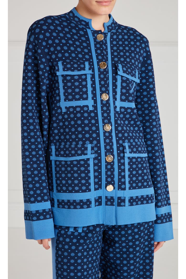 Ditzie Knit Jacket, Main, color, Twilight