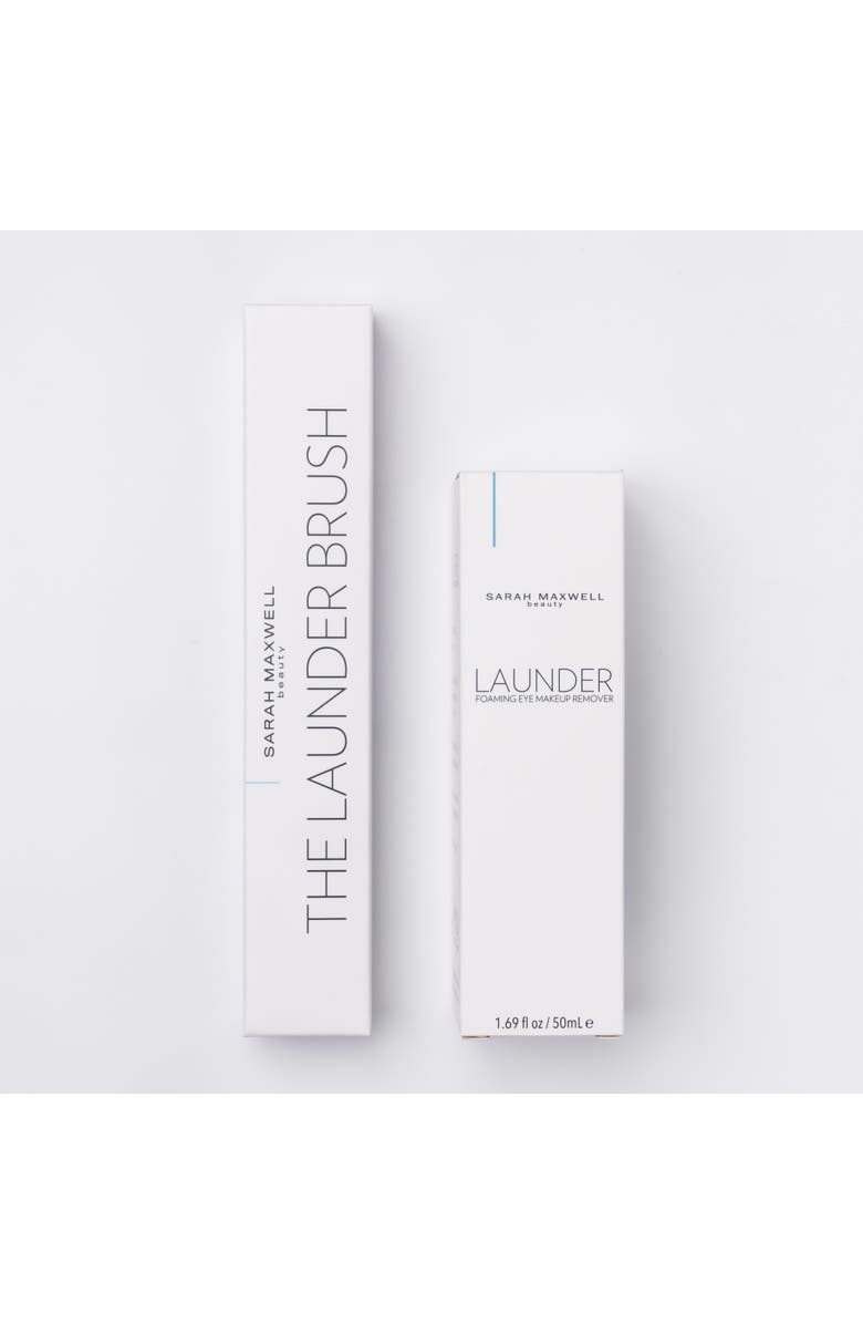 Sarah Maxwell Beauty Launder Eye Makeup Remover & Brush Set, Alternate, color, NO COLOR