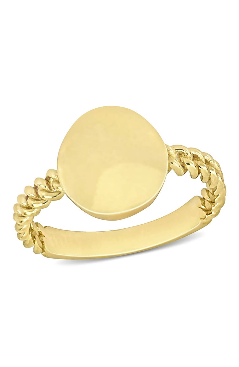 Julianna B. Disc Braided Ring 14k Yellow Gold, Main, color, 14K Gold