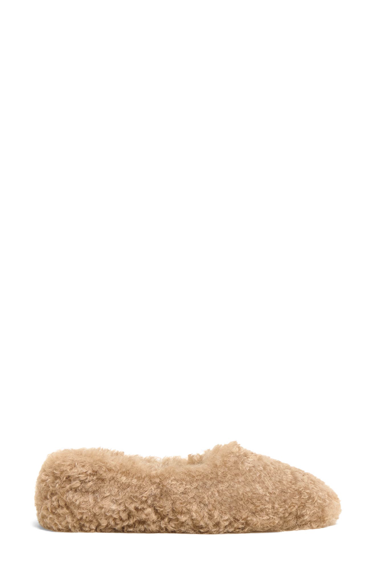Apparis Magda Pluche<sup
™</sup
 Faux Fur Slipper, Main, color, Camel