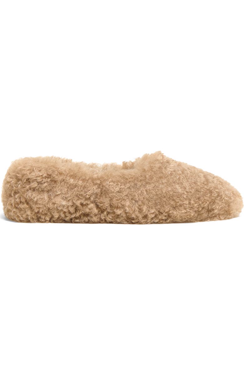 Apparis Magda Pluche<sup
™</sup
Faux Fur Slipper, Main, color, Camel