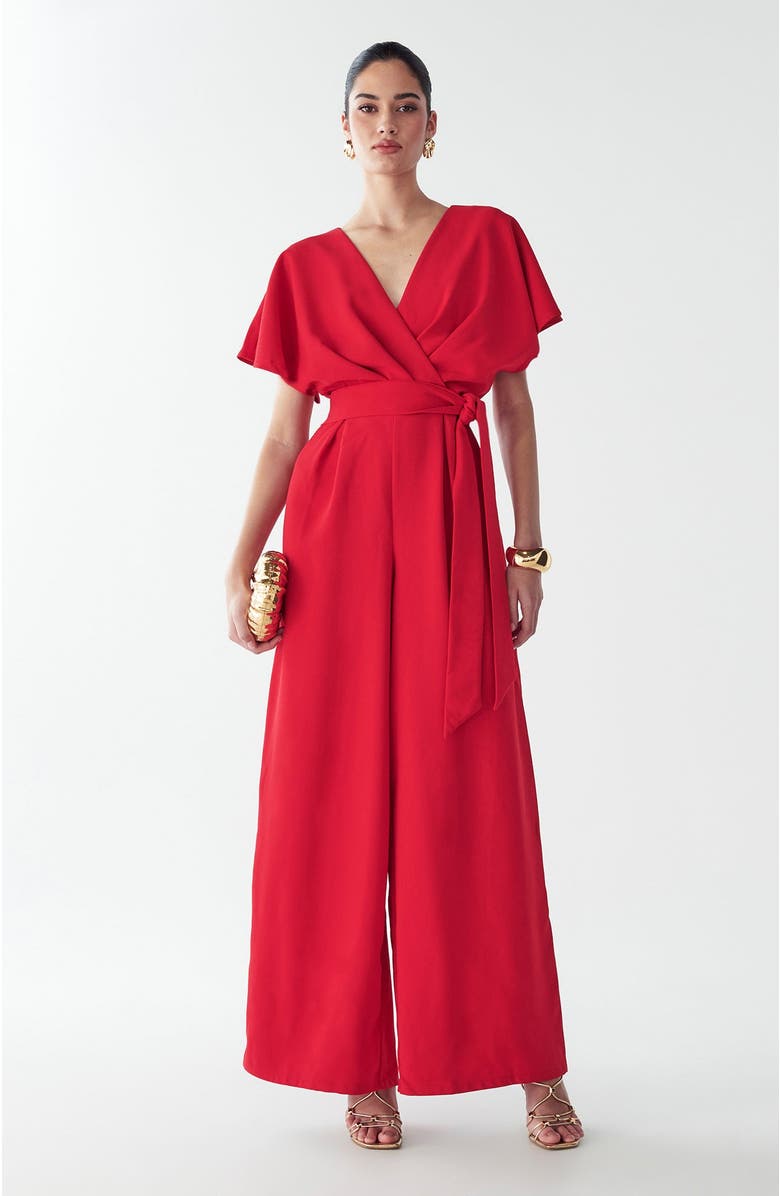 BWLDR Shana Jumpsuit, Main, color, Red