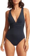 Seafolly Collective Crisscross One-Piece Swimsuit