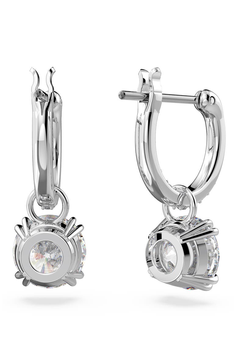 Stilla Huggie Hoop Earrings, Alternate, color, SILVER