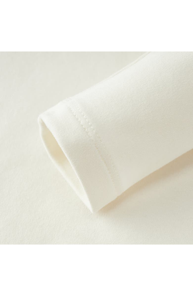 Milkbarn Brushed Long Sleeve One Piece, Alternate, color, White