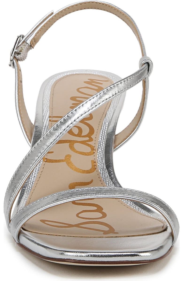 Sam Edelman Prance Slingback Sandal, Alternate, color, Silver