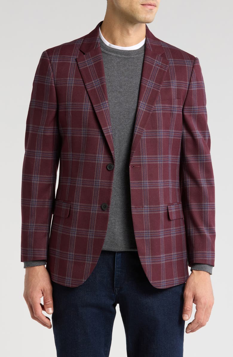 Nautica Plaid Sport Coat, Main, color,