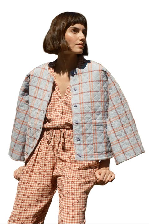 Amara Quilted and Reversible Cardi Jacket