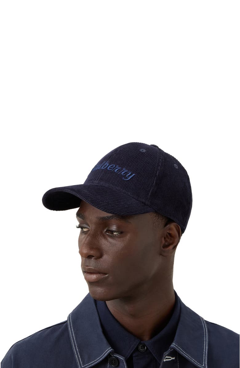 Mulberry Corduroy Baseball Cap, Alternate, color, Night Sky