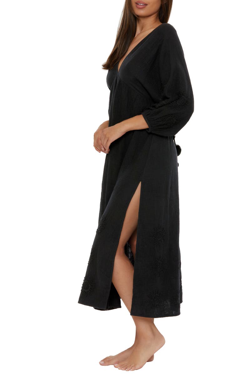 Trina Turk Serene Cotton Cover-Up Maxi Dress, Alternate, color,