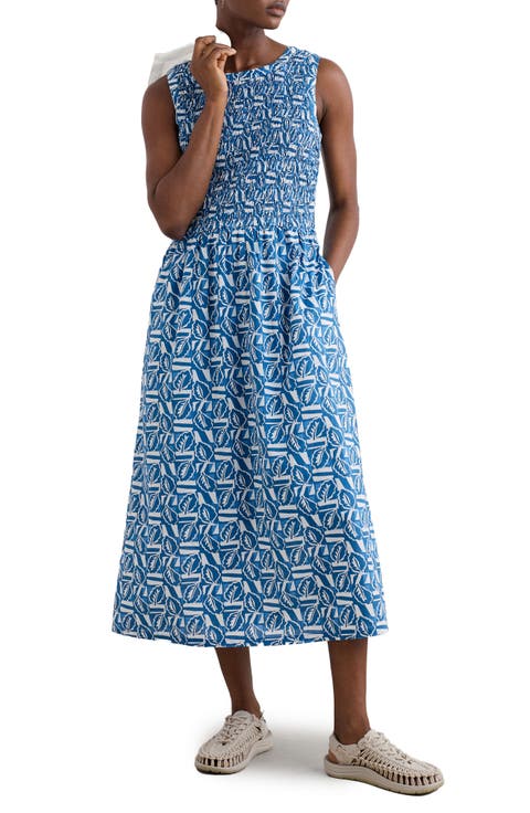 Meadowsweet Sleeveless Midi Dress