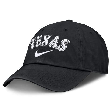 Men's Nike  Black Texas Rangers Primetime Club Adjustable Hat