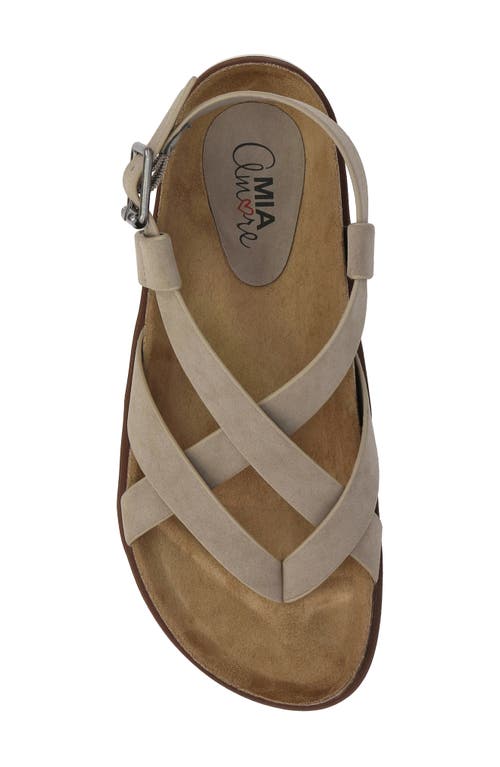 Mia Amore Elain Strappy Sandal In Taupe