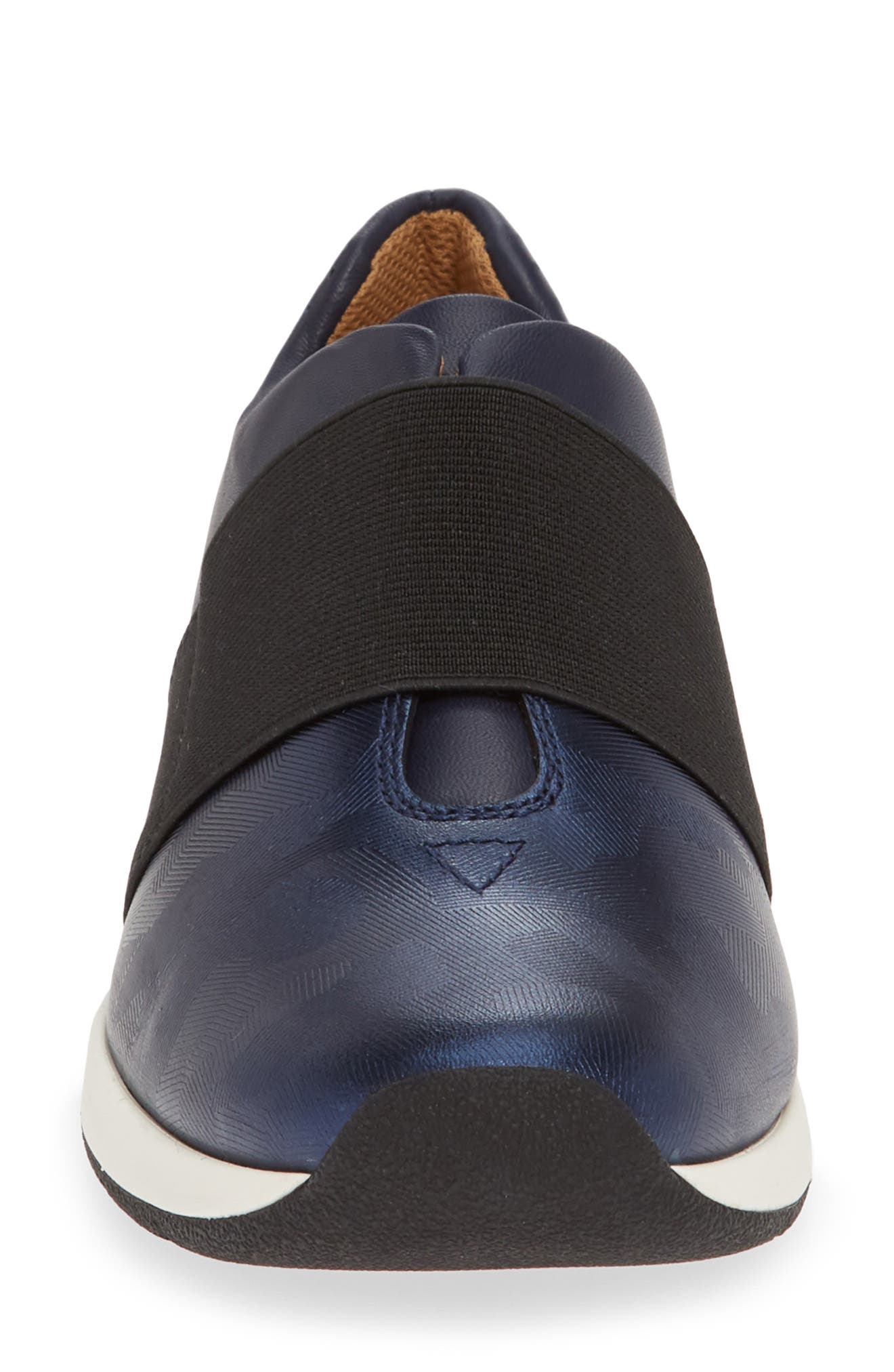 Vionic Codie Slip-On Sneaker, Alternate, color, NAVY CAMOUFLAGE LEATHER