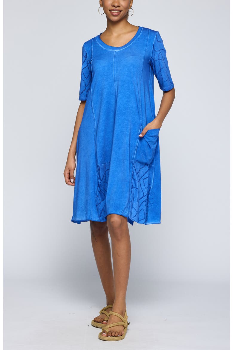 Blazea Cotton Jersey Dress, Main, color, Blue
