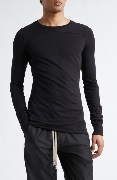 x Rick Owens Girder Long Sleeve Cotton T-Shirt