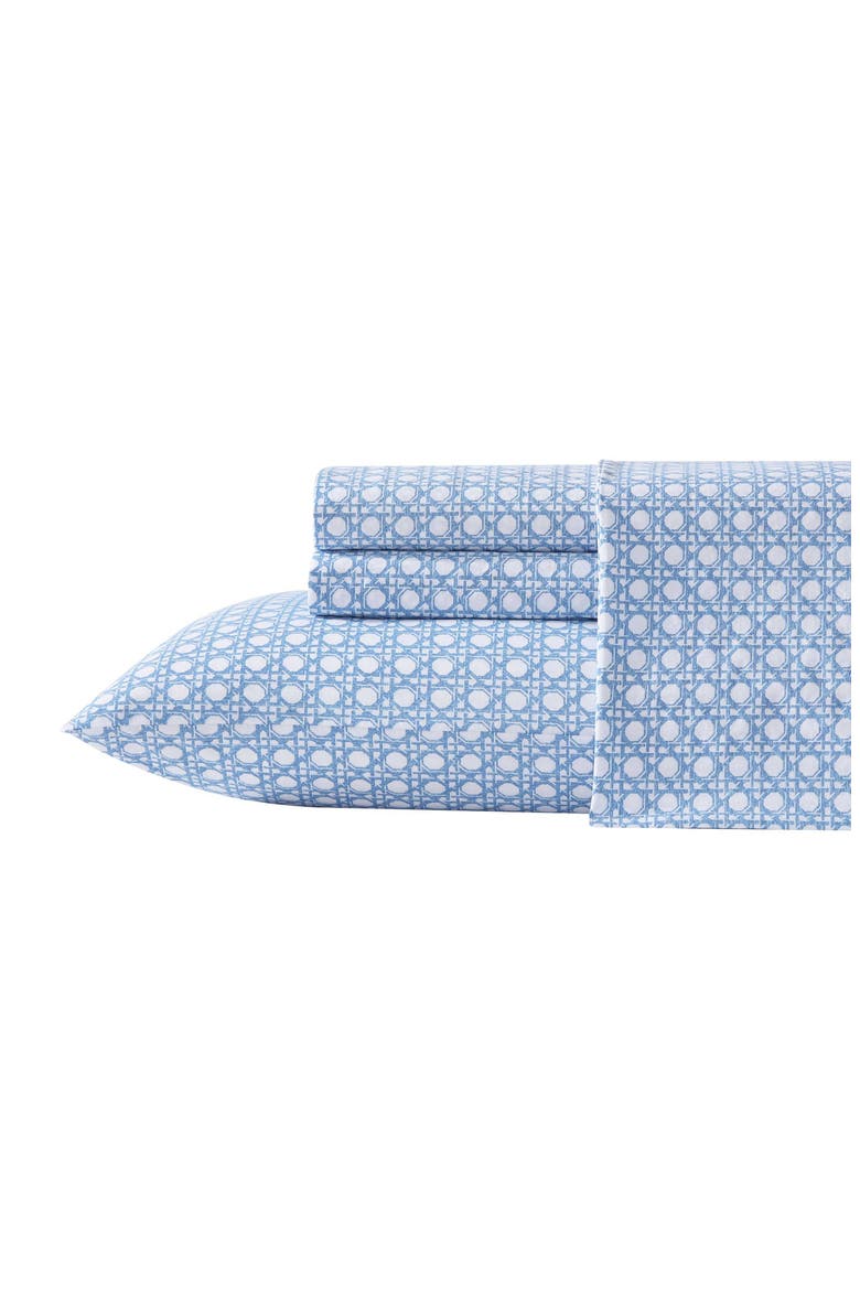 Diamond Isle 4-Piece Sheet Set, Alternate, color, LIGHT / MEDIUM BLUE