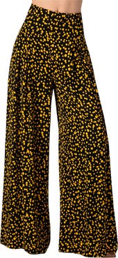 IVONNE Wide-Leg Polka Dot Pants