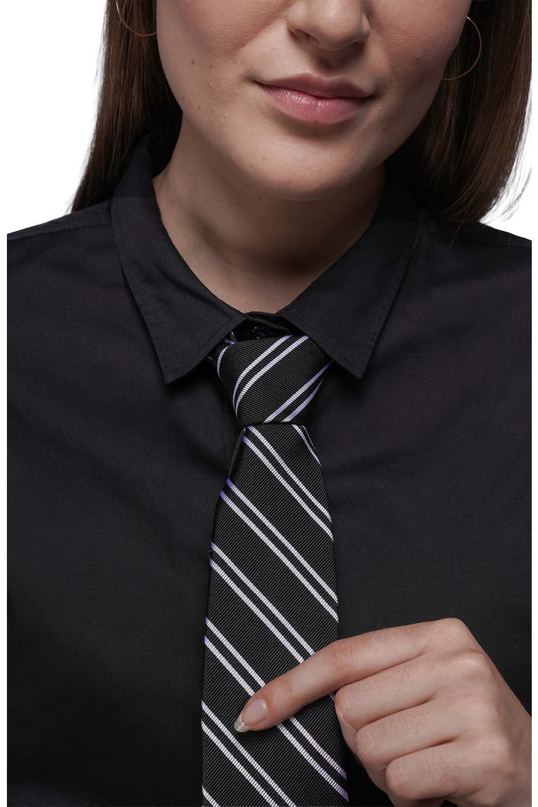 The Empower Tie, Alternate, color, BLACK/WHITE