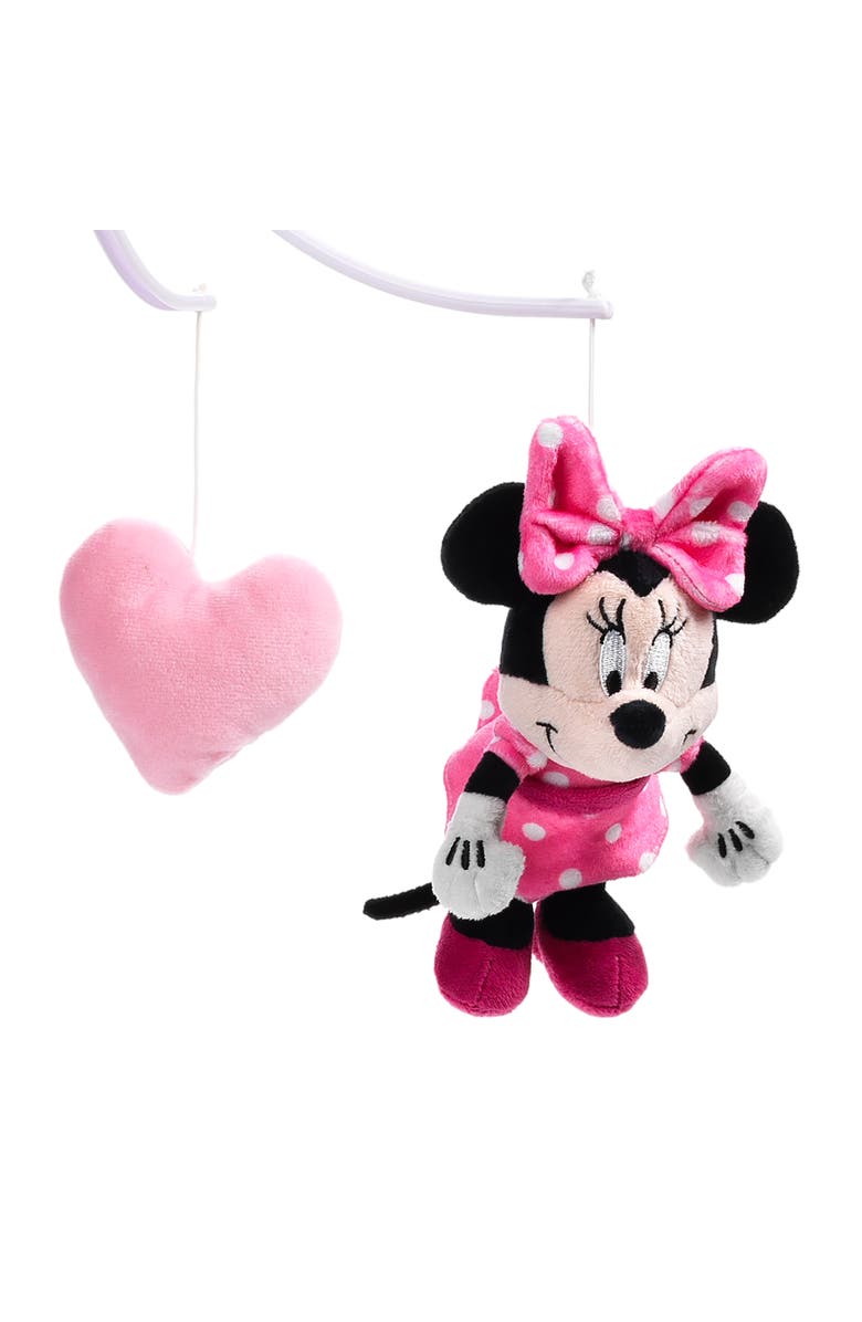 Lambs & Ivy Disney Baby Minnie Mouse Love Musical Baby Crib Mobile Soother, Alternate, color, Multicolor