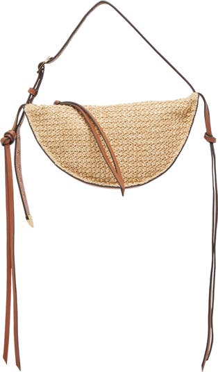 Monaco Raffia Shoulder Bag