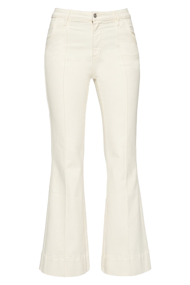 High Waist Flare Jeans, Alternate, color, WHITE
