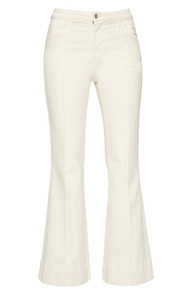 Bayeas High Waist Flare Jeans, Alternate, color, White