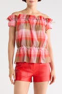 Longchamp Off-the-Shoulder Cotton Top