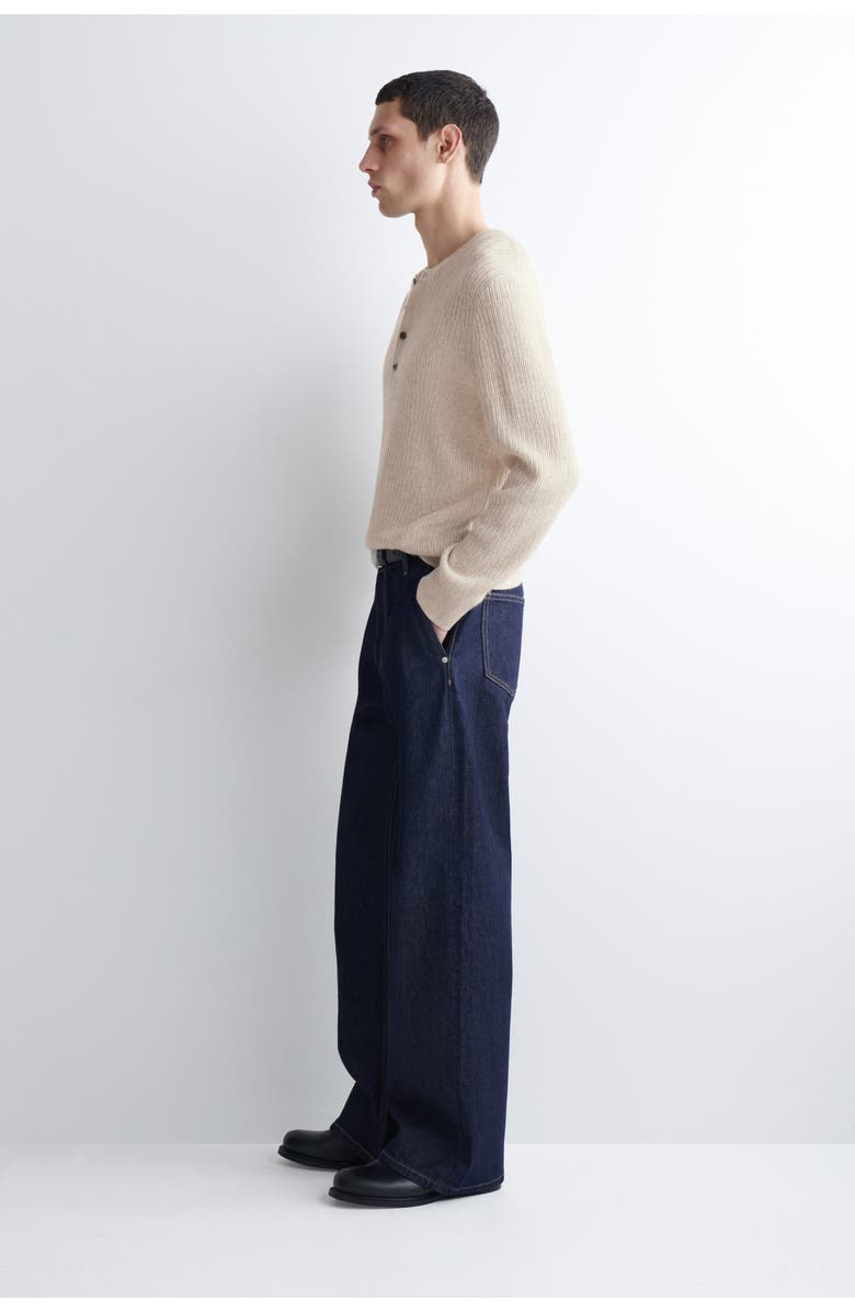 COS Relaxed-fit Bootleg Jeans, Alternate, color, Indigo