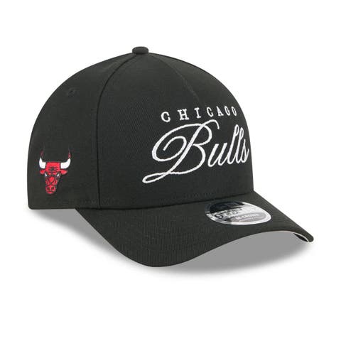 Men's New Era Black Chicago Bulls 2025 NBA Draft M-Crown A-Frame 9FORTY Adjustable Hat