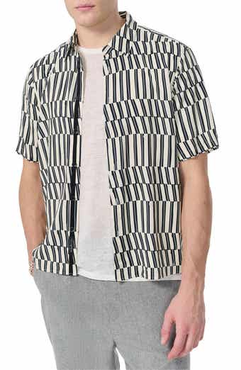 rag & bone Dalton Print Short Sleeve Button-Up Shirt