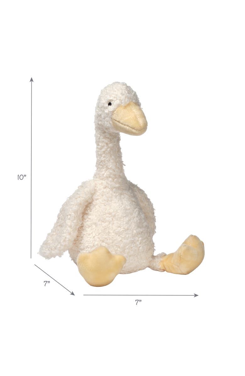Lambs & Ivy Signature Bunny Hop Plush Goose Stuffed Animal Toy - Lucy, Alternate, color, White