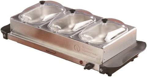 Triple Buffet Server With Tray