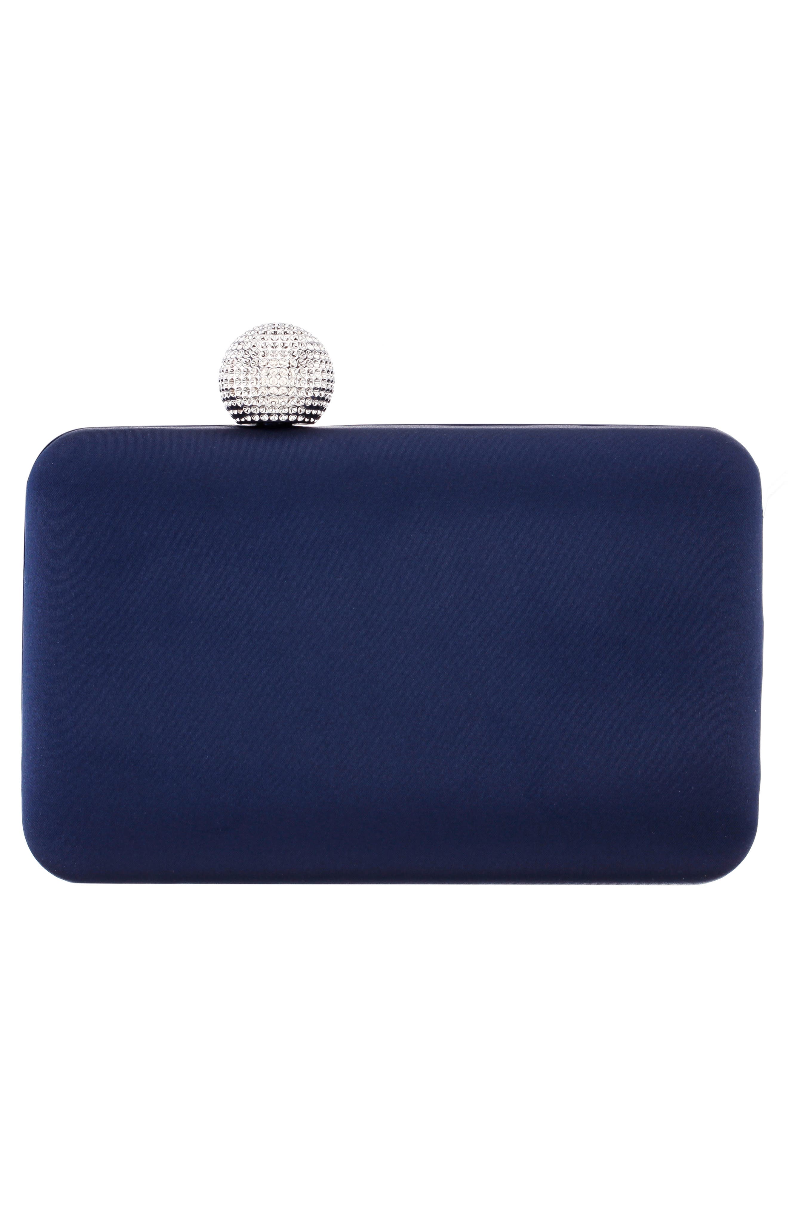 Nina Kimberly Clutch, Alternate, color, New Navy
