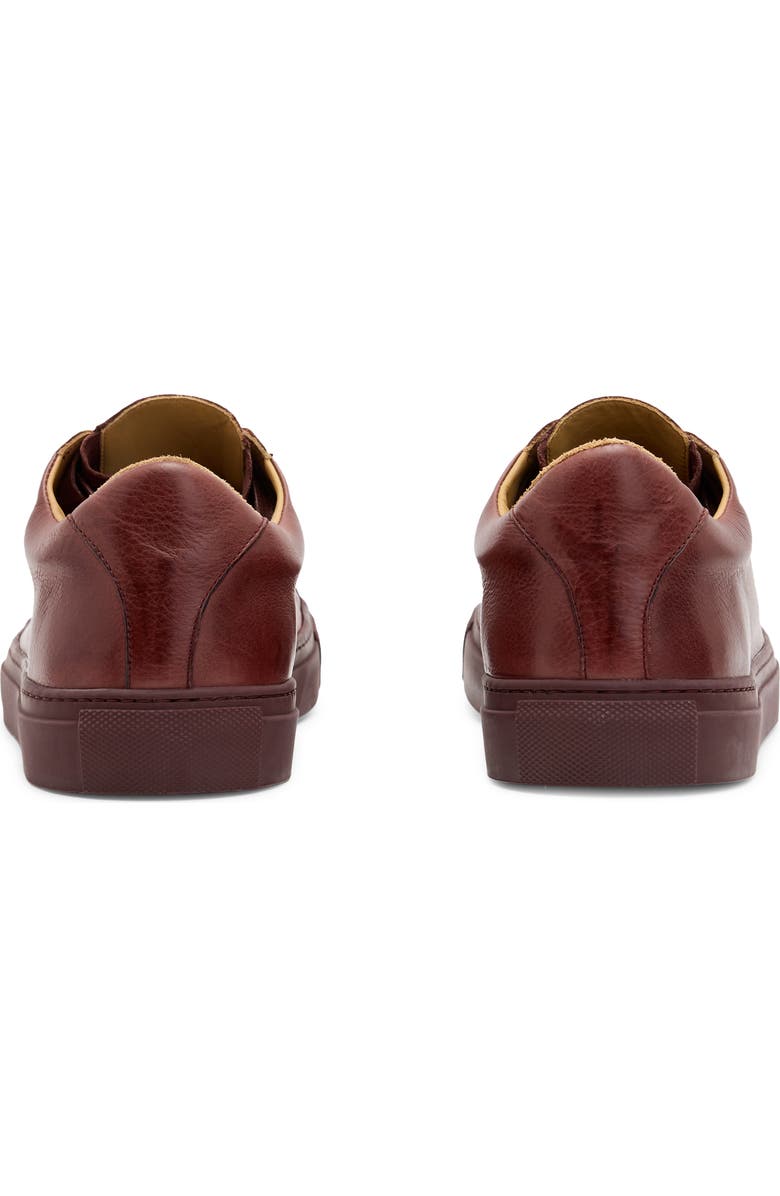 John Varvatos Reed Low Top Sneaker, Alternate, color, Port