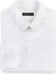 Oak Hill Premium by DXL Big & Tall Pinpoint Dress Shirt