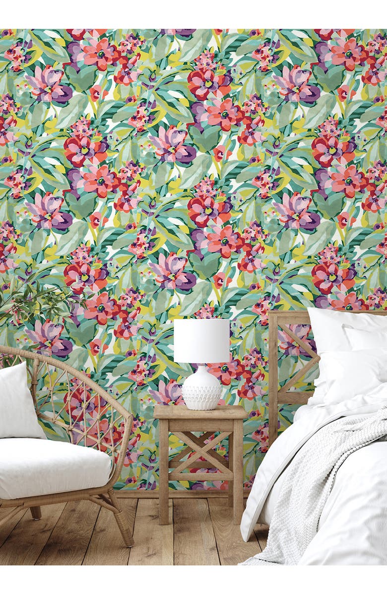 Wallpops Belles Fleurs Peel & Stick Wallpaper, Alternate, color, 