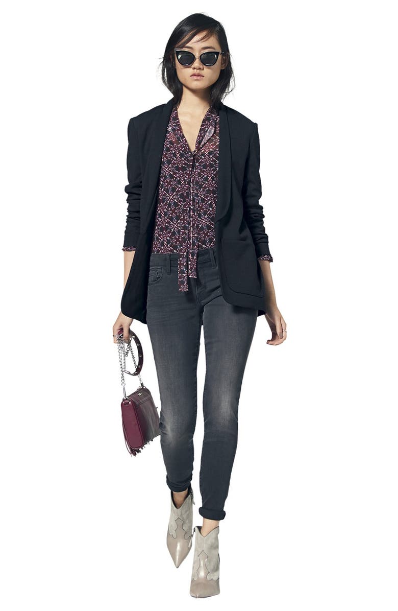 Chelsea28 Open Shawl Collar Jacket, Alternate, color,