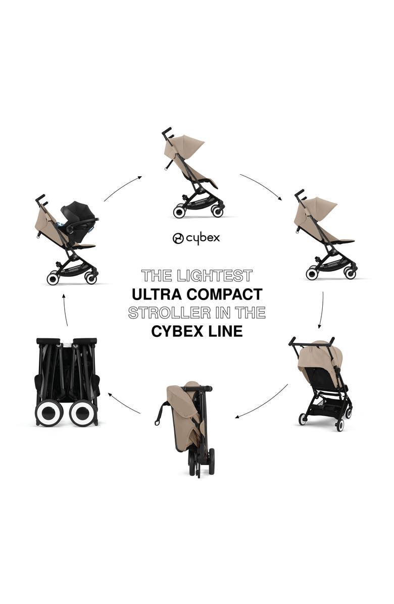 CYBEX Libelle 2 Ultracompact Lightweight Travel Stroller, Alternate, color, 