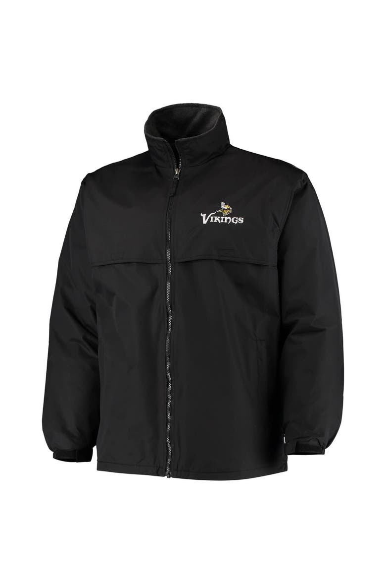 Men's Dunbrooke Black Minnesota Vikings Triumph Fleece Full-Zip Jacket, Alternate, color, Black