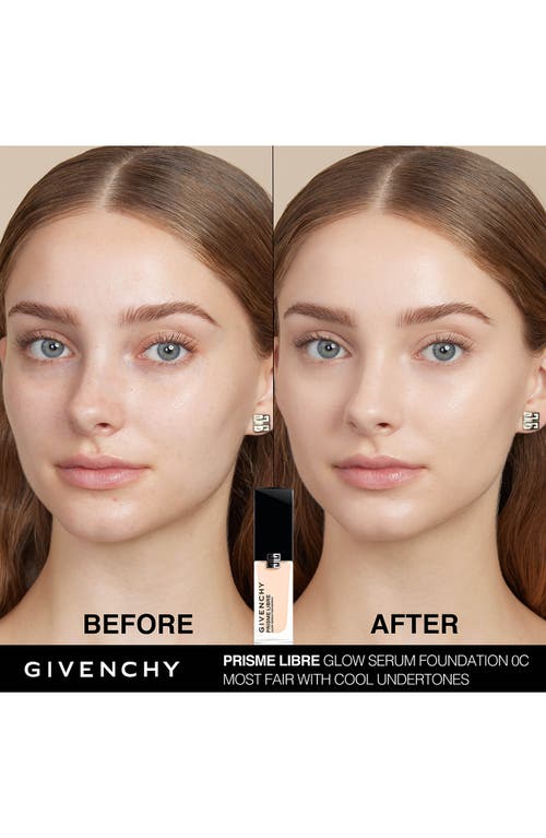 Givenchy Prisme Libre Glow Serum Blurring & Hydrating Foundation In 0c