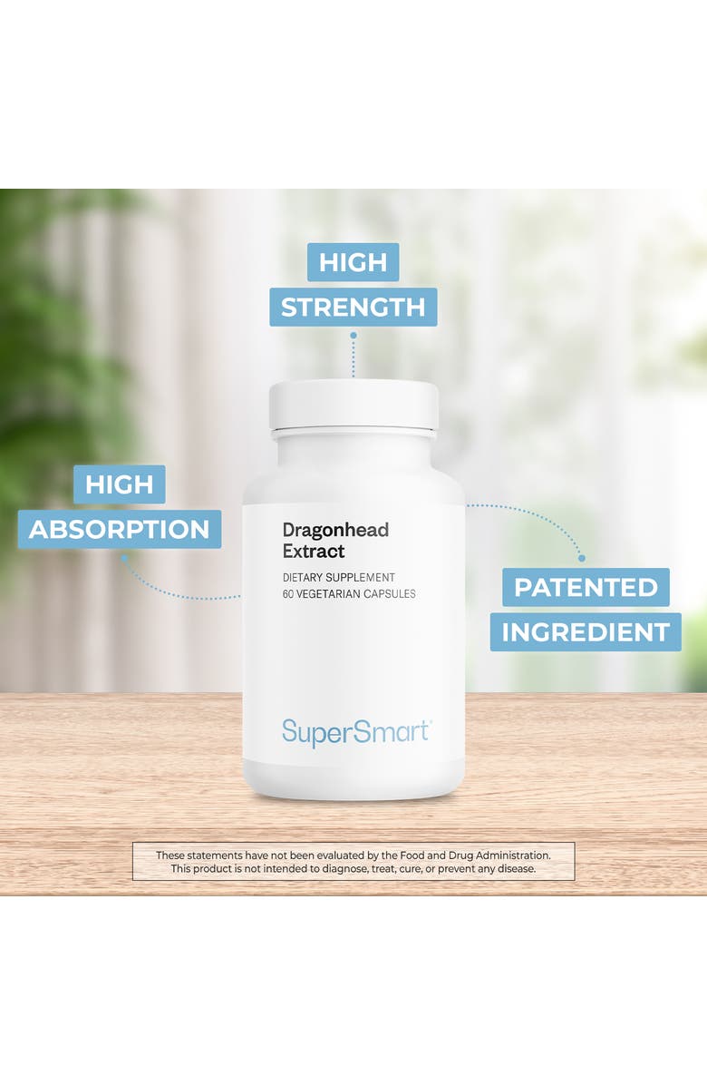 SuperSmart Dragonhead Extract 200mg, Alternate, color, NO COLOR