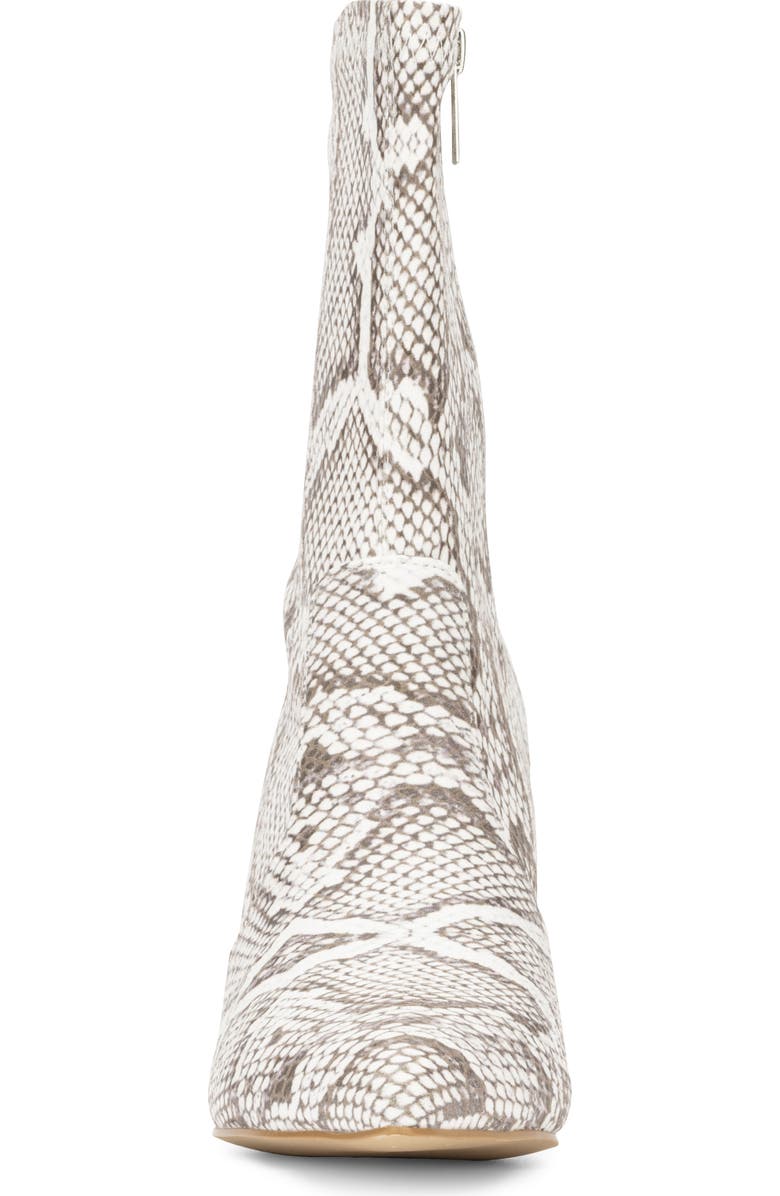 NEW YORK AND COMPANY Xandra Pointed Toe Bootie, Alternate, color, Bone