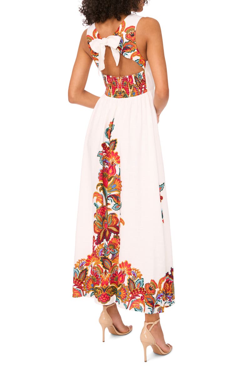 Open Back Sleeveless Maxi Dress, Alternate, color, DEEP CHERRY