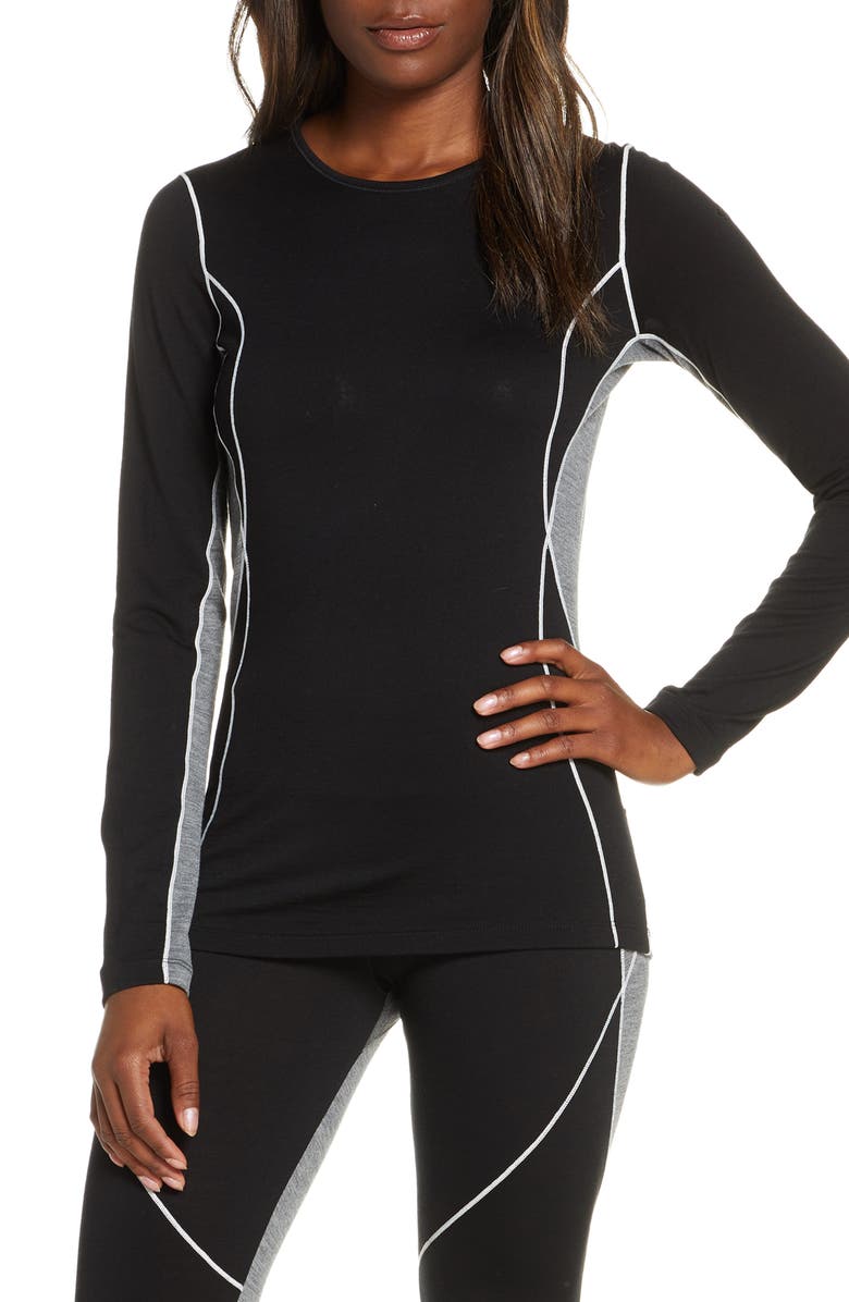 Icebreaker 200 Oasis Deluxe Merino Wool Base Layer, Main, color, 