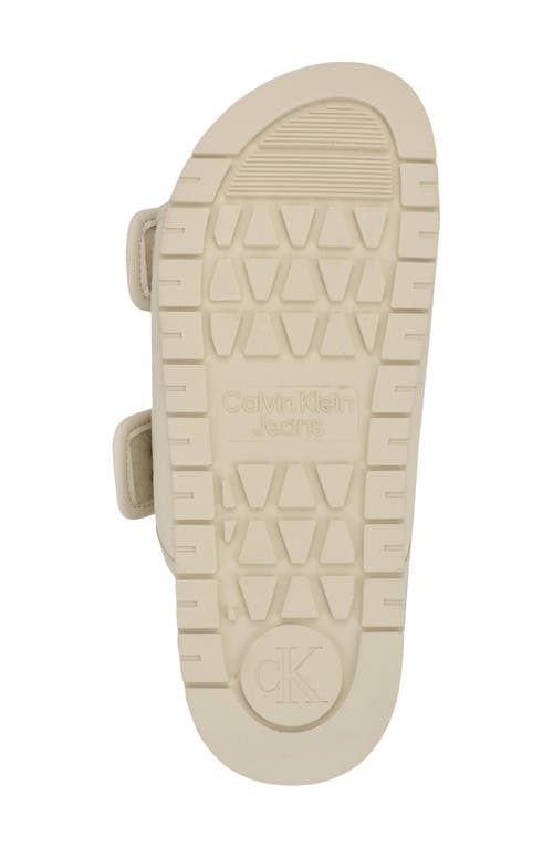 Calvin Klein Lindee Sandal In Ivory